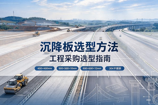 南宫沉降板选择方法