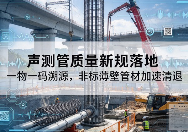 南宫声测管质量新规落地，一物一码溯源，非标薄壁管材加速清退