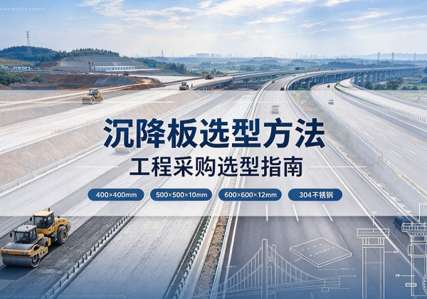 南宫沉降板选择方法